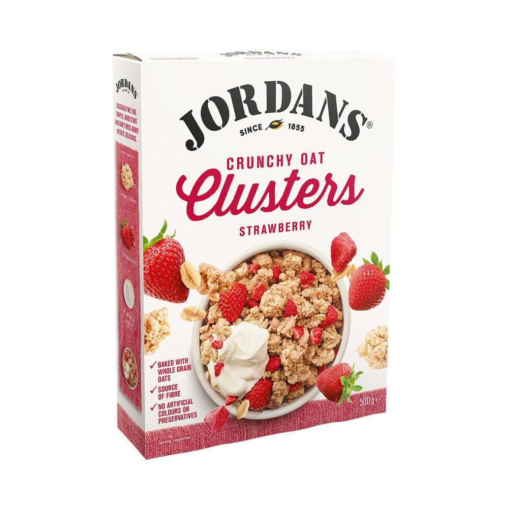 Jordans Crunchy Oat Clusters Strawberry - 500g
