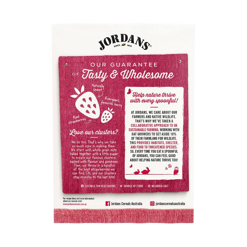 Jordans Crunchy Oat Clusters Strawberry - 500g