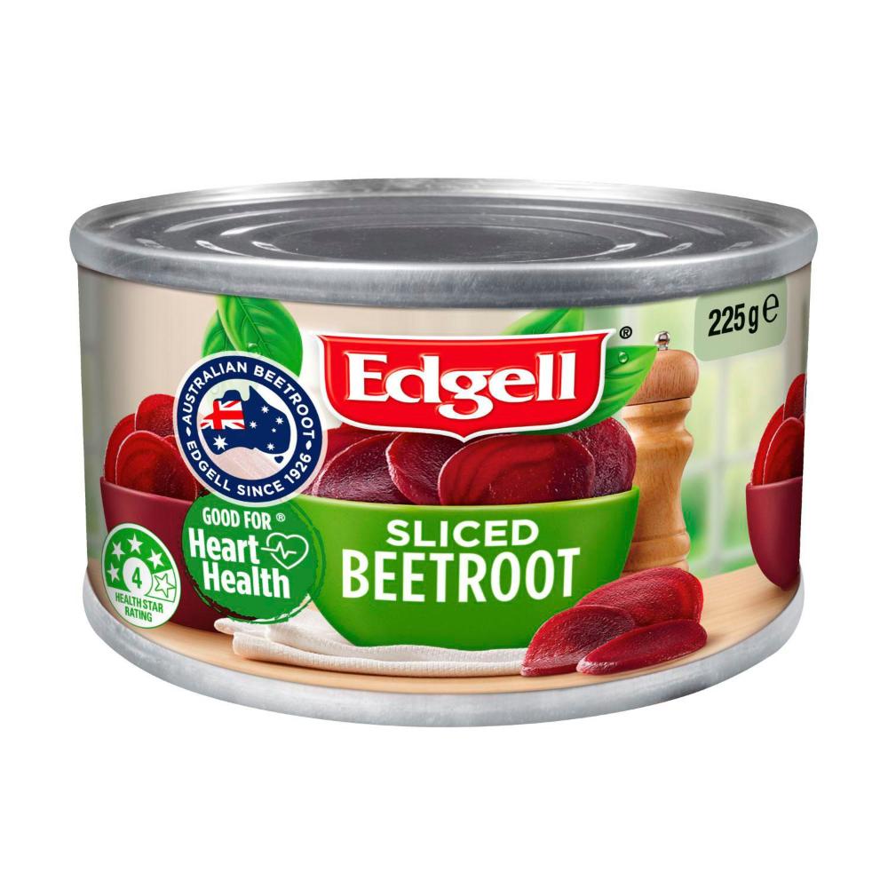 Edgell Australian Grown Sliced Beetroot - 225g