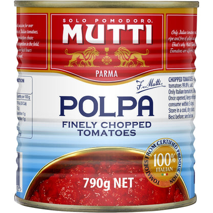 Mutti Polpa Finely Chopped Tomatoes 790g