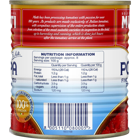 Mutti Polpa Finely Chopped Tomatoes 790g