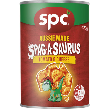Spc Spag-a-saurus Tomato & Cheese 420g