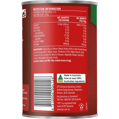 Spc Spag-a-saurus Tomato & Cheese 420g