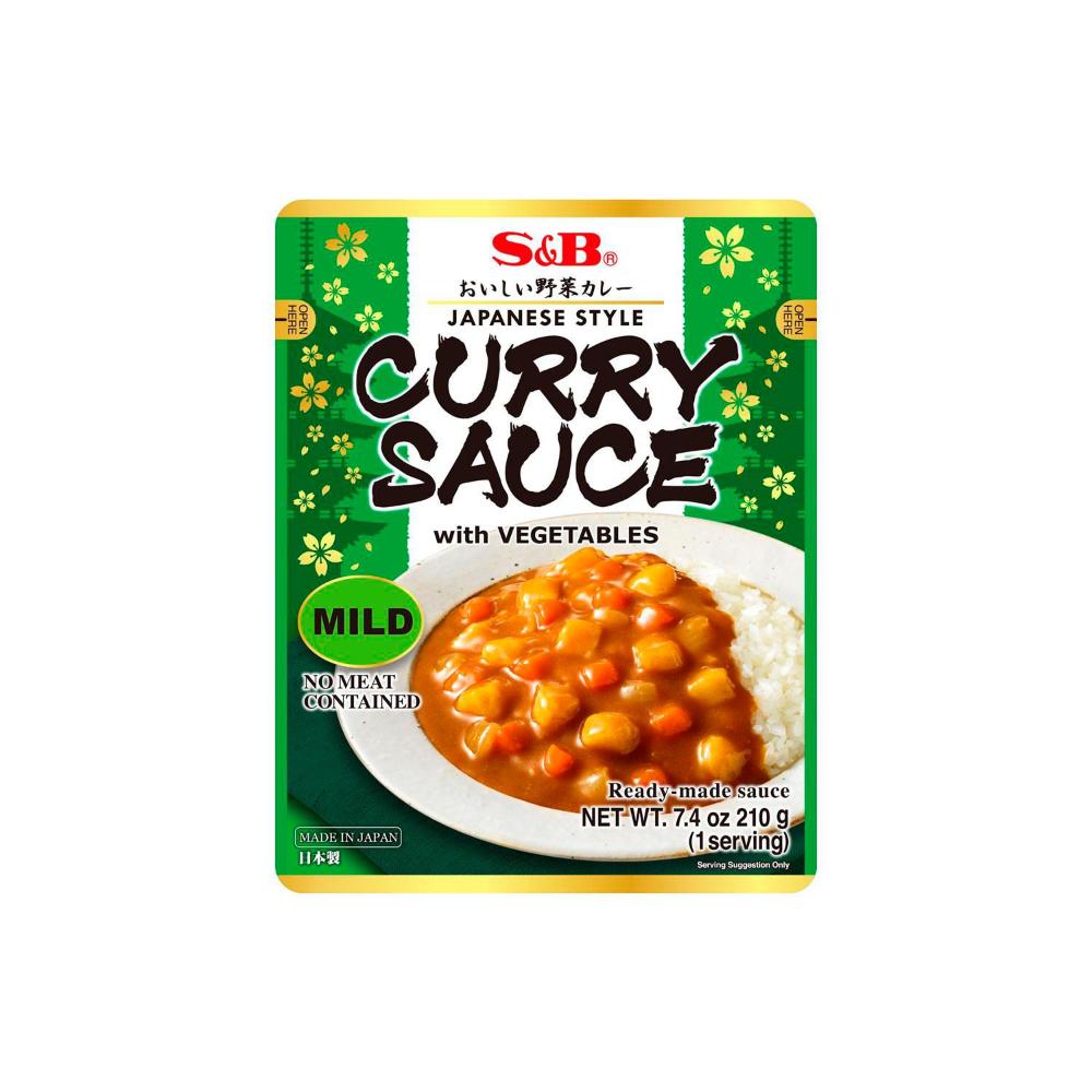 S&B Curry Sauce With Vegetable Mild - 210 GRAM