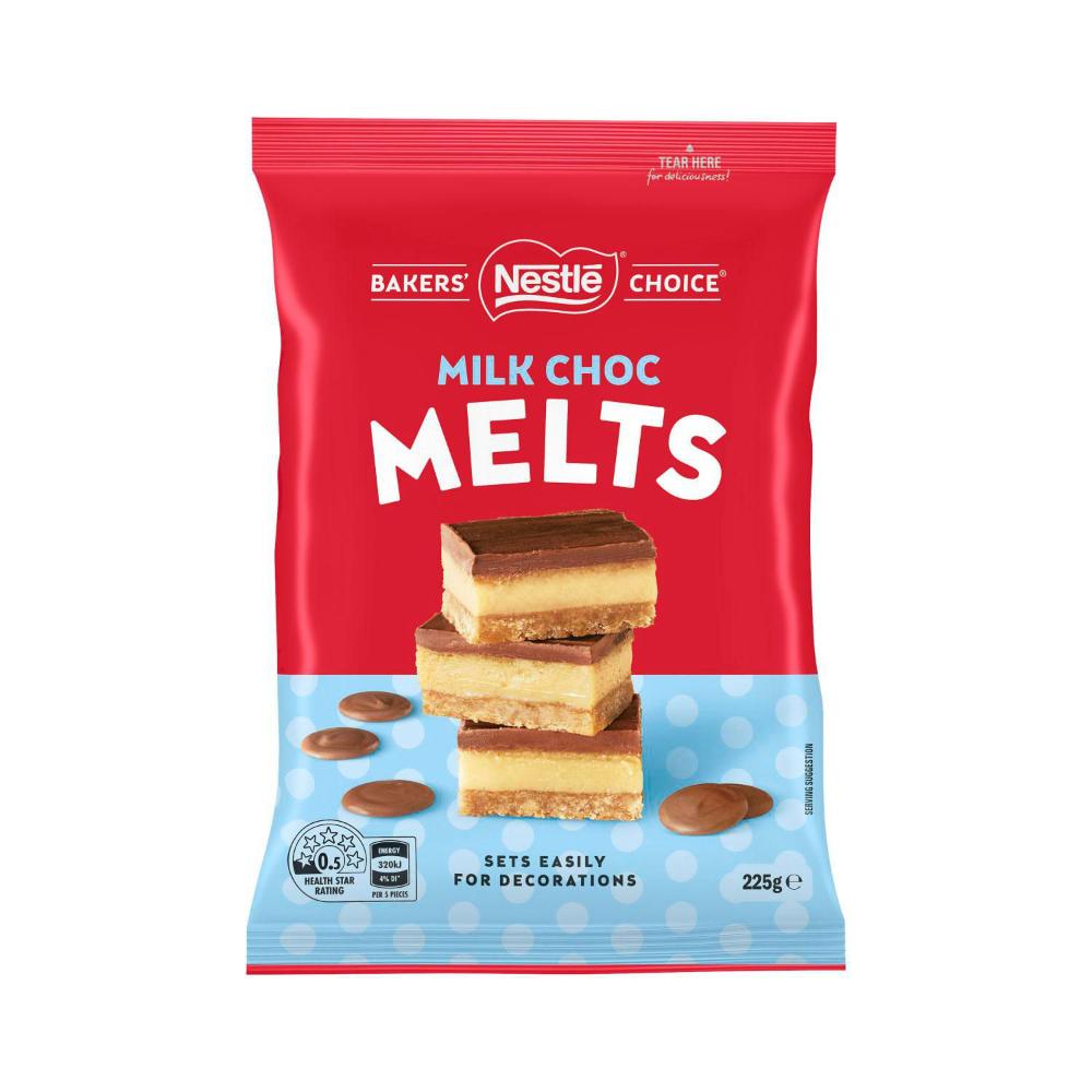 Nestle Melts Baking Chocolate Milk - 225g