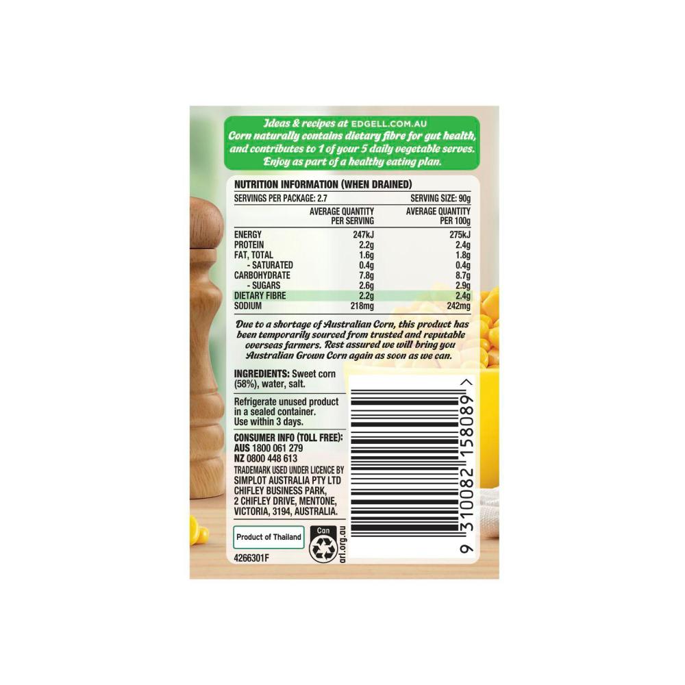 Edgell Corn Kernels - 420g
