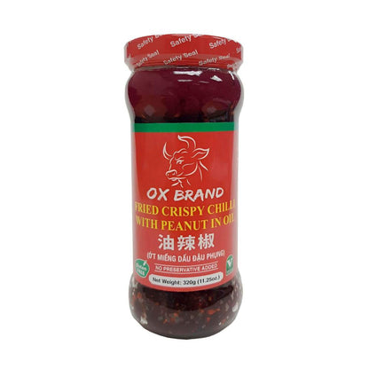Ox Fried Crispy Chilli In Oil Szechuan Style - 320g