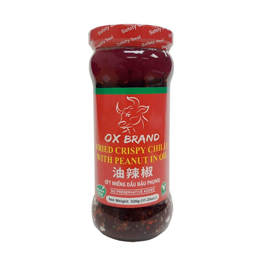 Ox Fried Crispy Chilli In Oil Szechuan Style - 320g
