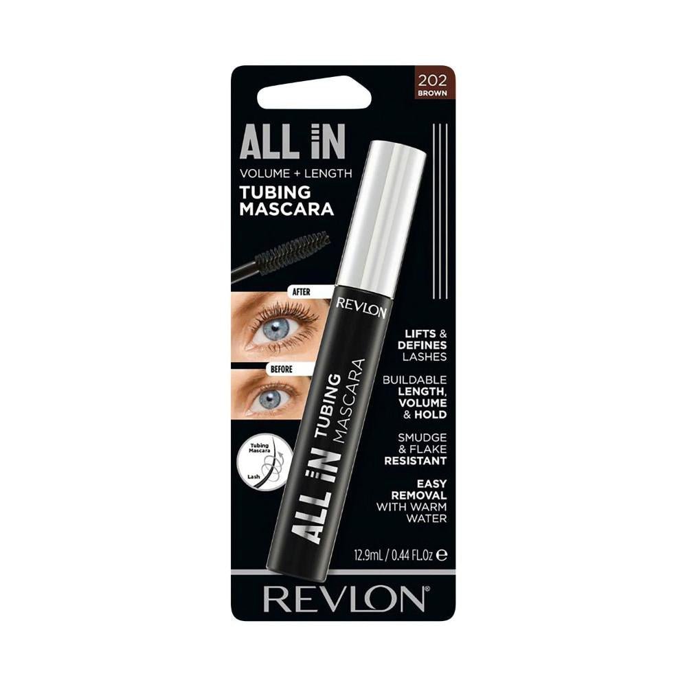 Revlon All In Tubing Mascara Brown - 12.9mL