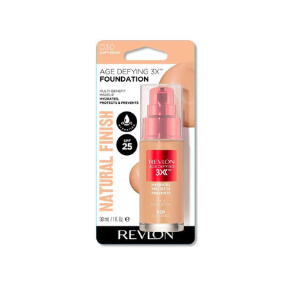 Revlon Age Defying 3x Foundation Soft Beige - 30mL
