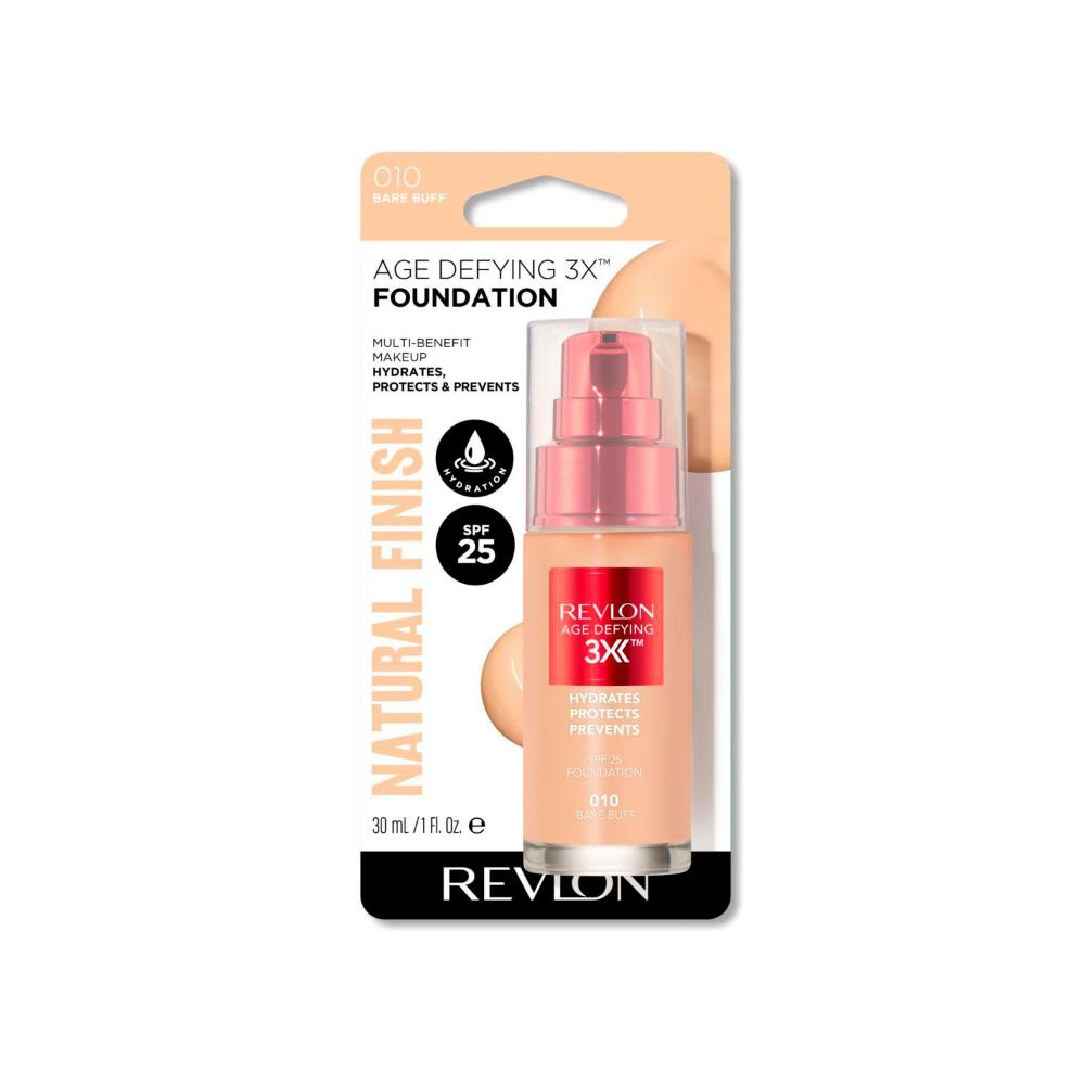Revlon Age Defying 3x Foundation Bare Buff - 30mL