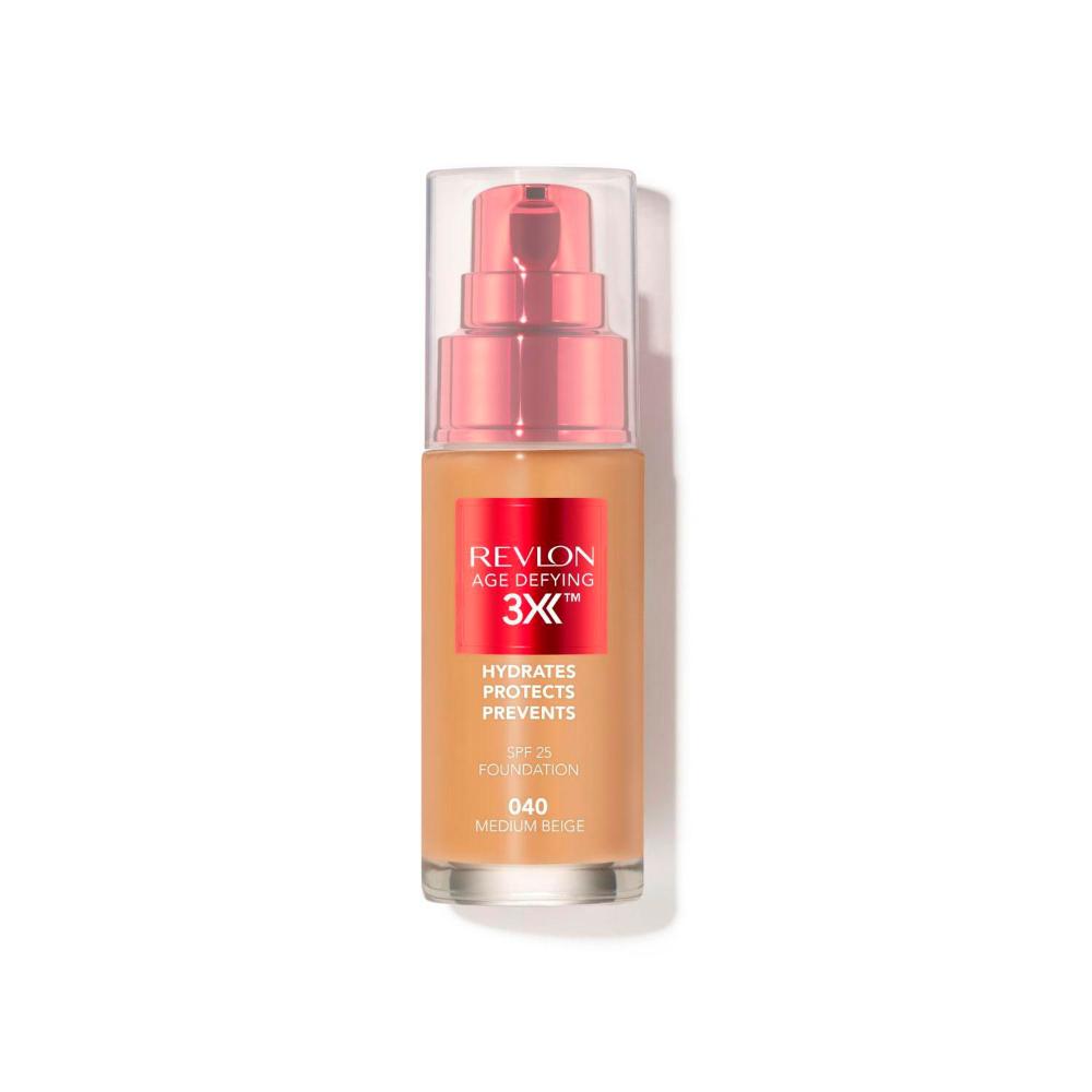 Revlon Age Defying 3x Foundation Medium Beige - 30mL
