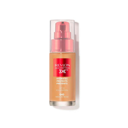 Revlon Age Defying 3x Foundation Medium Beige - 30mL
