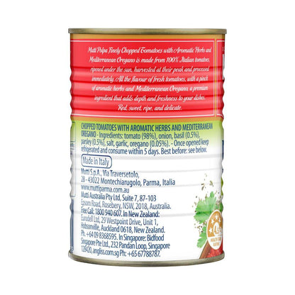 Mutti Polpa Finely Chopped Tomatoes With Herb - 400g
