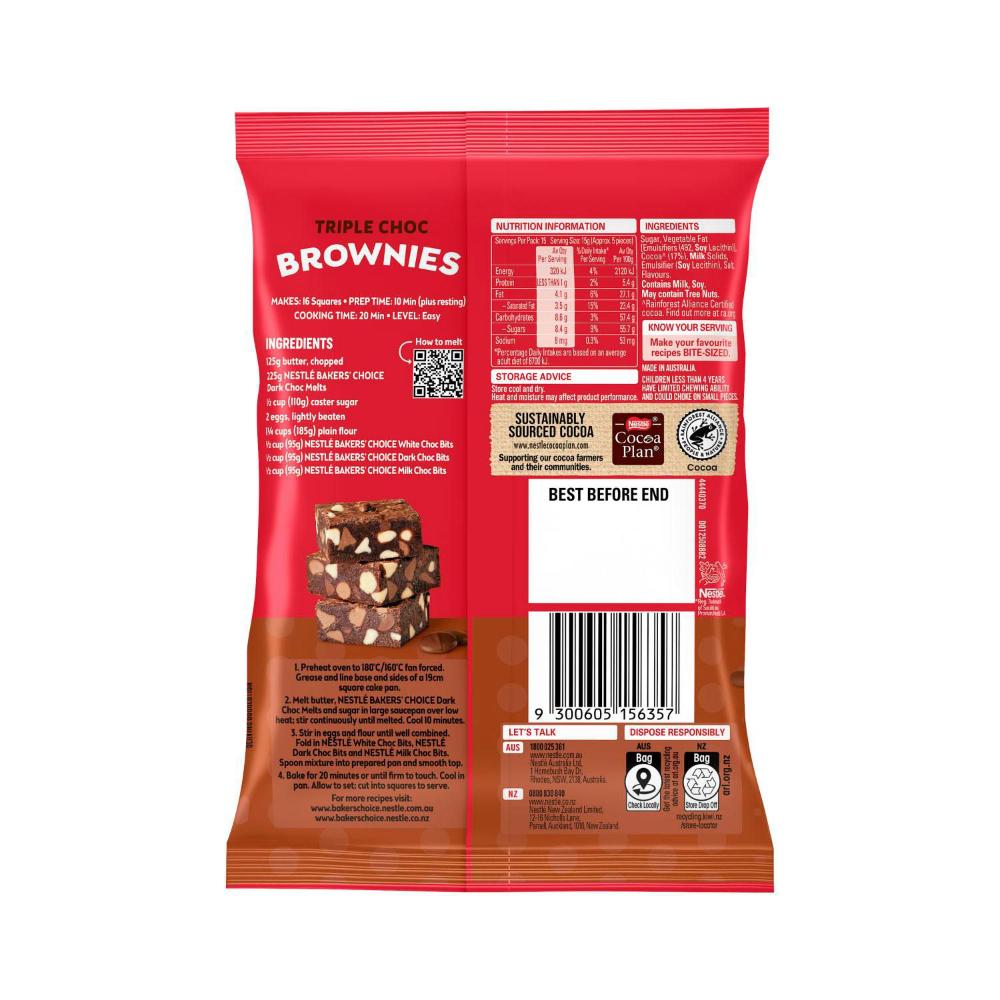 Nestle Melts Baking Chocolate Dark - 225g