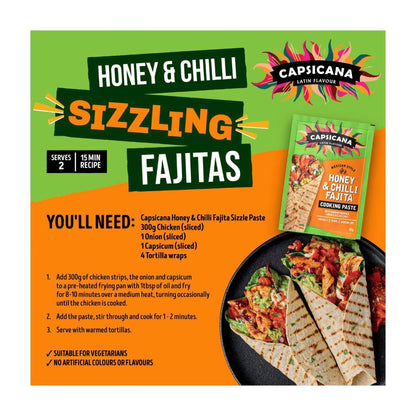 Capsicana Mexican Style Fajita Honey & Chilli Paste - 60g