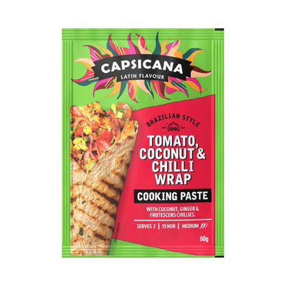 Capsicana Brazilian Style Tomato Coconut & Chilli Wrap Paste - 60g