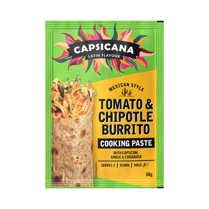 Capsicana Mexican Style Burrito Tomato & Chipotle Paste - 60g