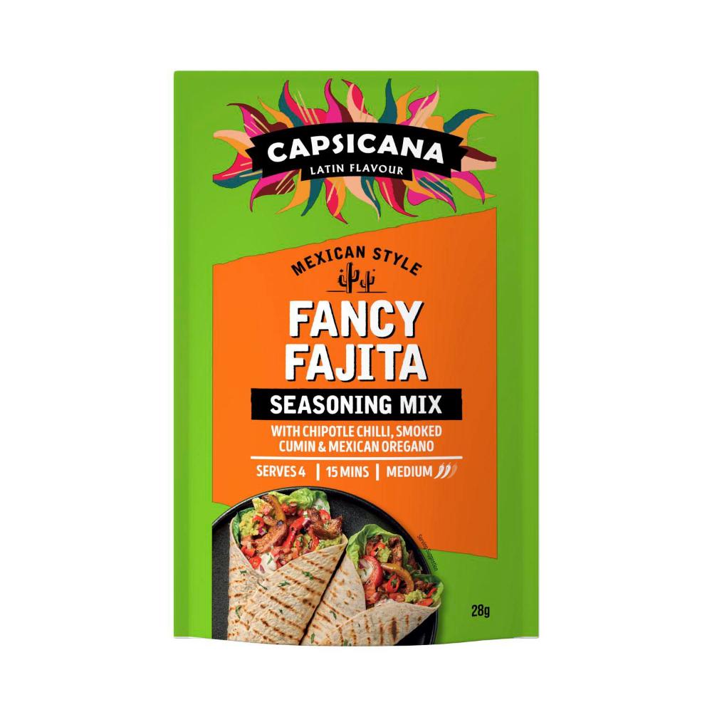 Capsicana Mexican Style Fancy Fajita Seasoning Mix - 28g