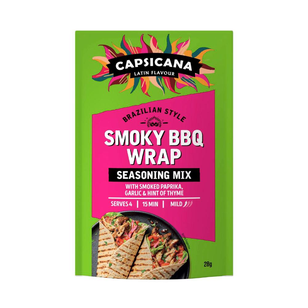 Capsicana Brazilian Style Smoky BBQ Wrap Seasoning Mix - 28g