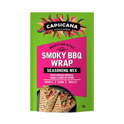 Capsicana Brazilian Style Smoky BBQ Wrap Seasoning Mix - 28g