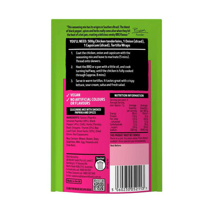 Capsicana Brazilian Style Smoky BBQ Wrap Seasoning Mix - 28g