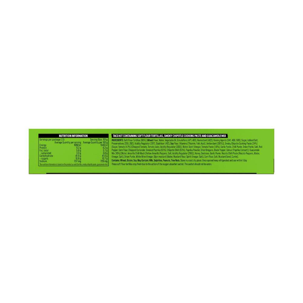 Capsicana Mexican Style Smoky Chipotle Soft Taco Kit - 253g