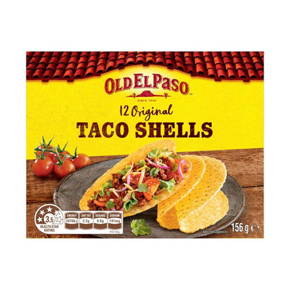Old El Paso Taco Shells 12 Pack - 156g
