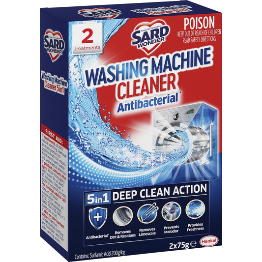 Sard Washing Machine Cleaner Antibacterial Disinfectant 2 Pack