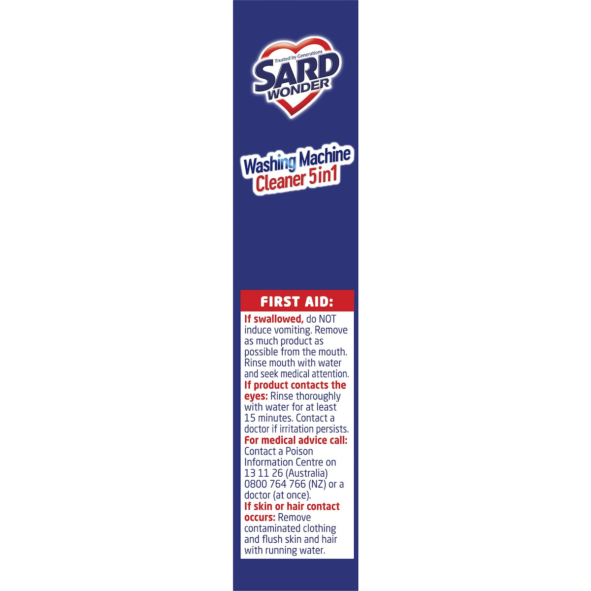 Sard Washing Machine Cleaner Antibacterial Disinfectant 2 Pack