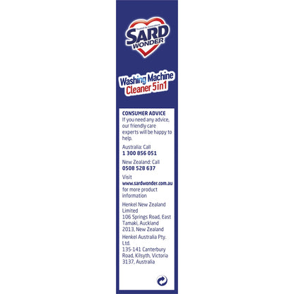 Sard Washing Machine Cleaner Antibacterial Disinfectant 2 Pack
