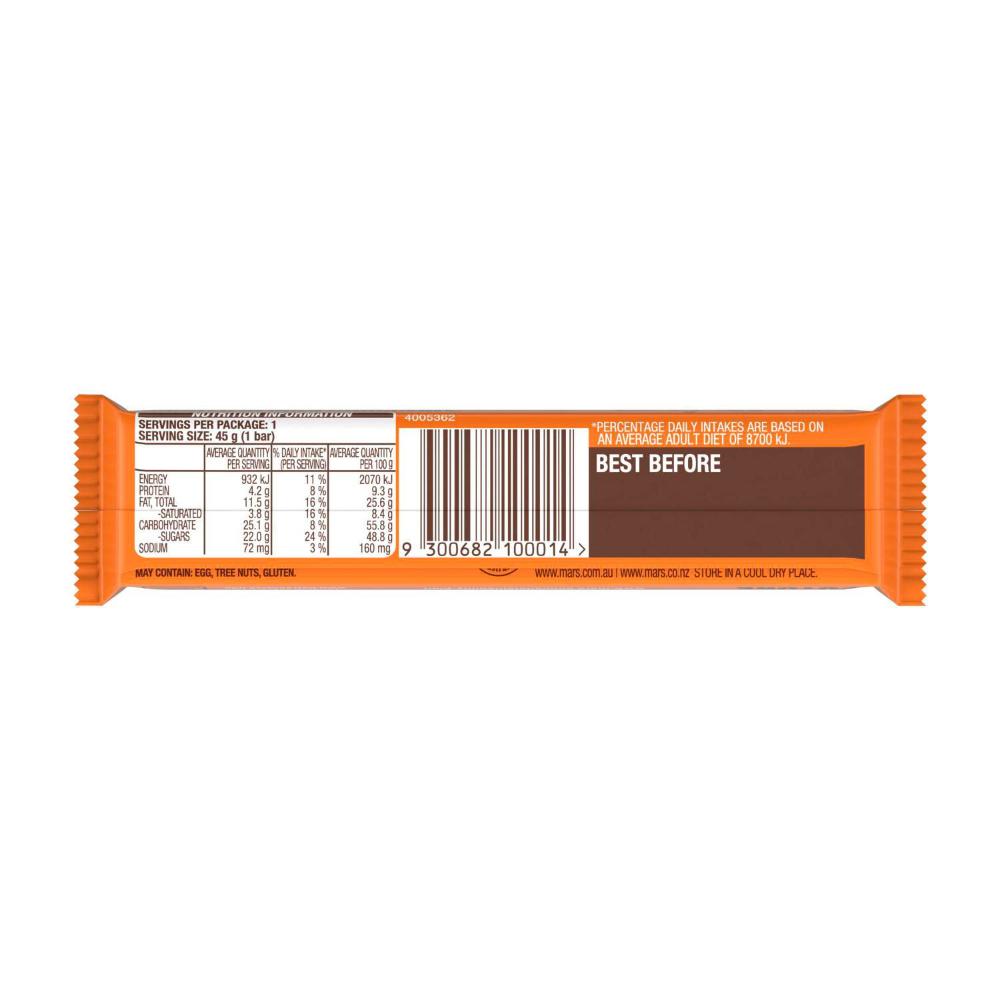 Snickers Loaded Milk Chocolate Bar Peanuts Caramel - 45g