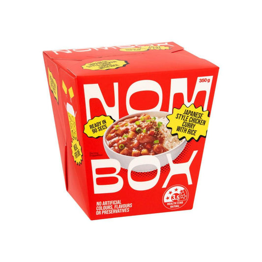 Nombox Meal Box Chicken Katsu Curry With Rice - 350g