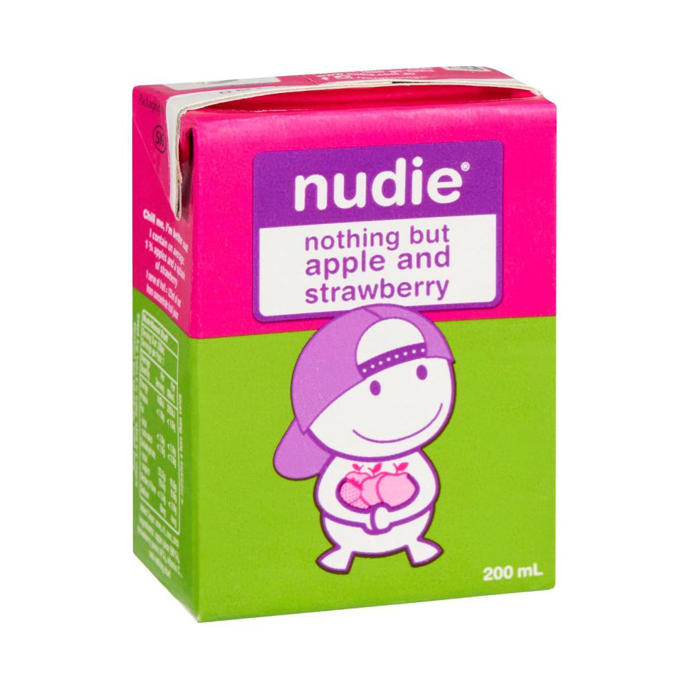 Nudie Nothing But Kids Apple & Strawberry - 200mL