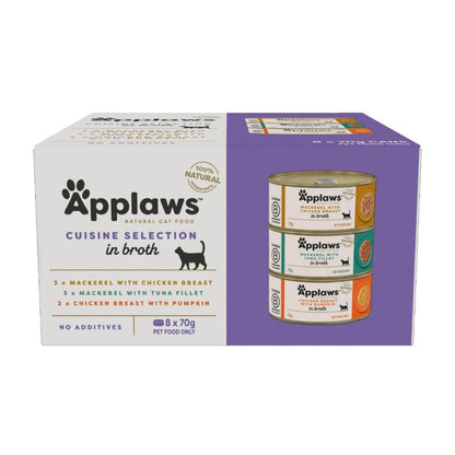 Applaws Tin Multipack Cuisine Selection Cat Food 8x70g - 8 pack