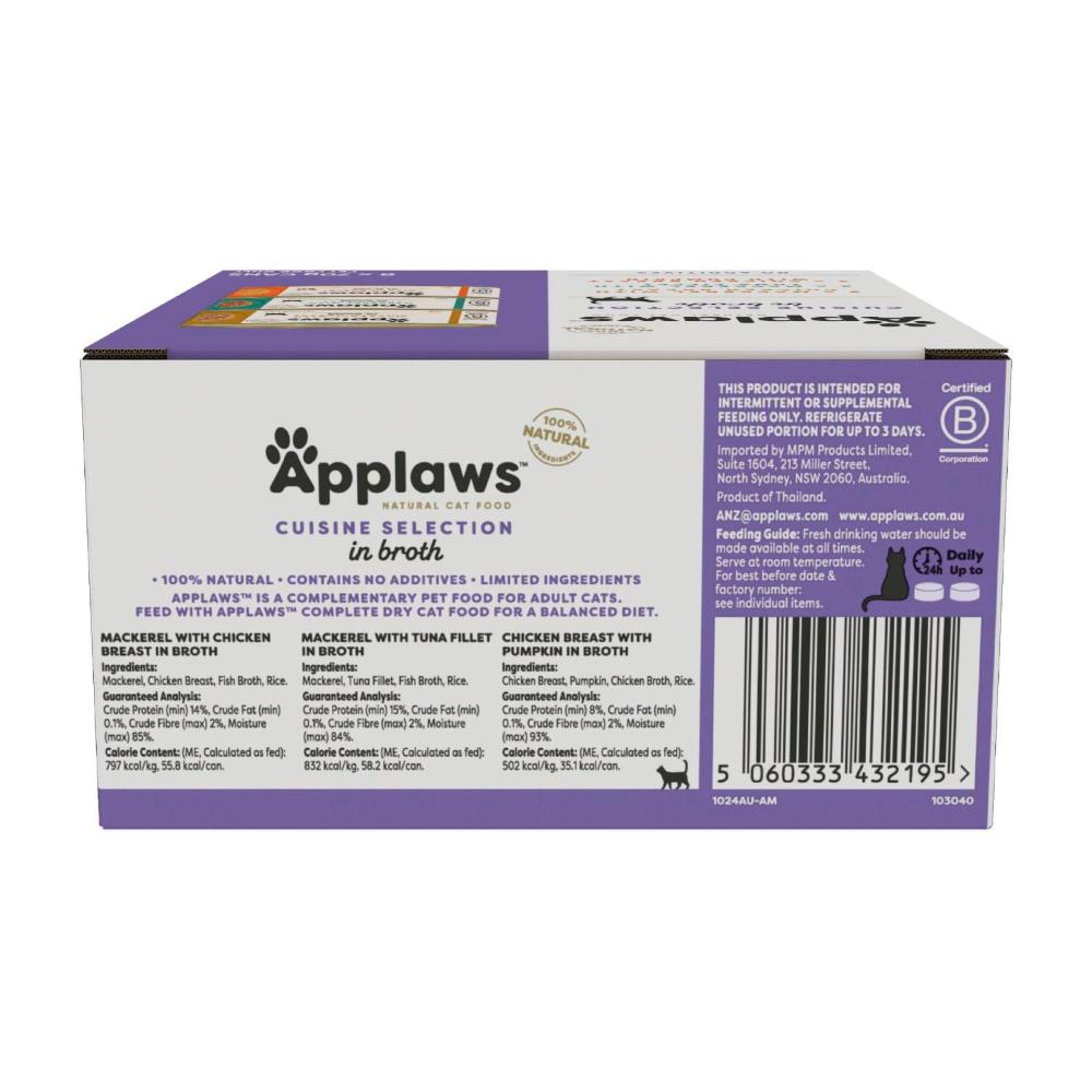 Applaws Tin Multipack Cuisine Selection Cat Food 8x70g - 8 pack