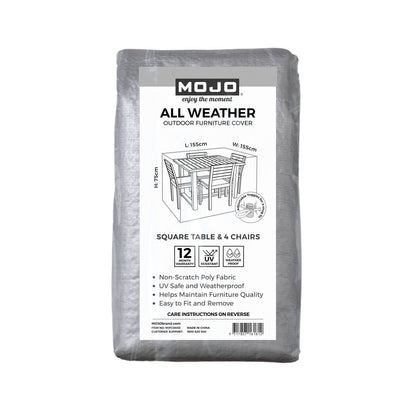 Mojo Square Table & Chairs Cover - 1550 x 750mm
