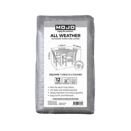 Mojo Square Table & Chairs Cover - 1550 x 750mm