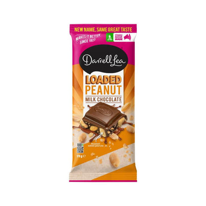 Darrell Lea Double Peanut Block Chocolate - 170g