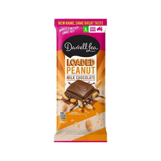 Darrell Lea Double Peanut Block Chocolate - 170g