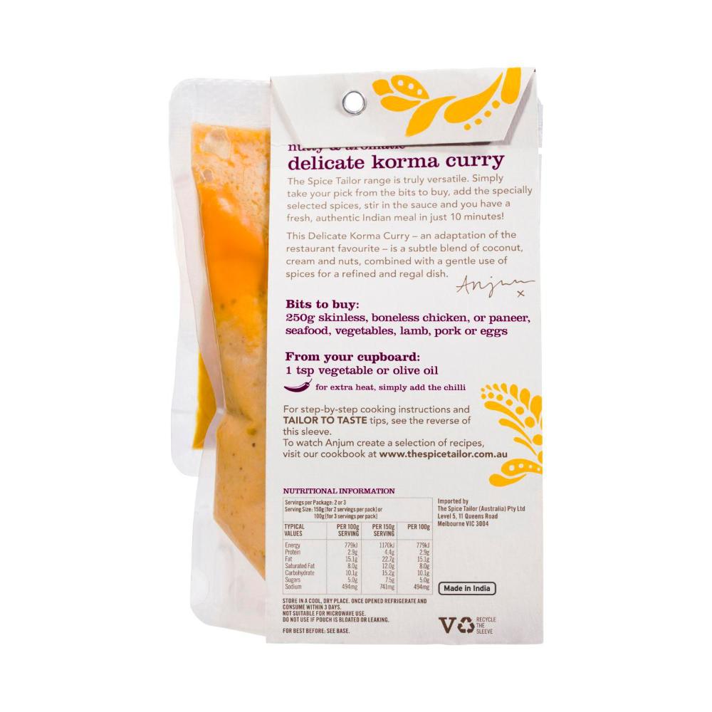 The Spice Tailor Delicate Korma Curry - 300g