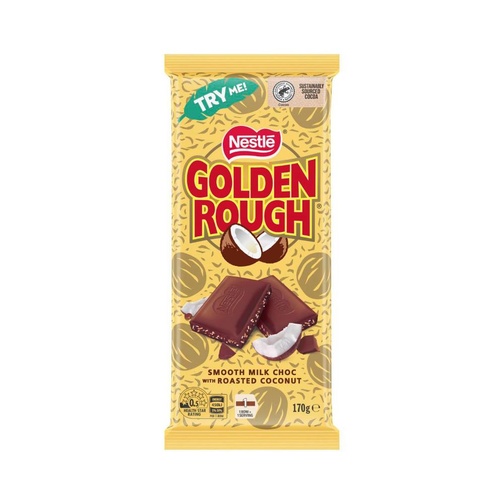 Nestle Golden Rough Coconut Chocolate Block - 170g