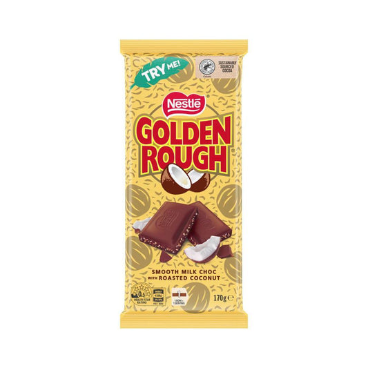 Nestle Golden Rough Coconut Chocolate Block - 170g