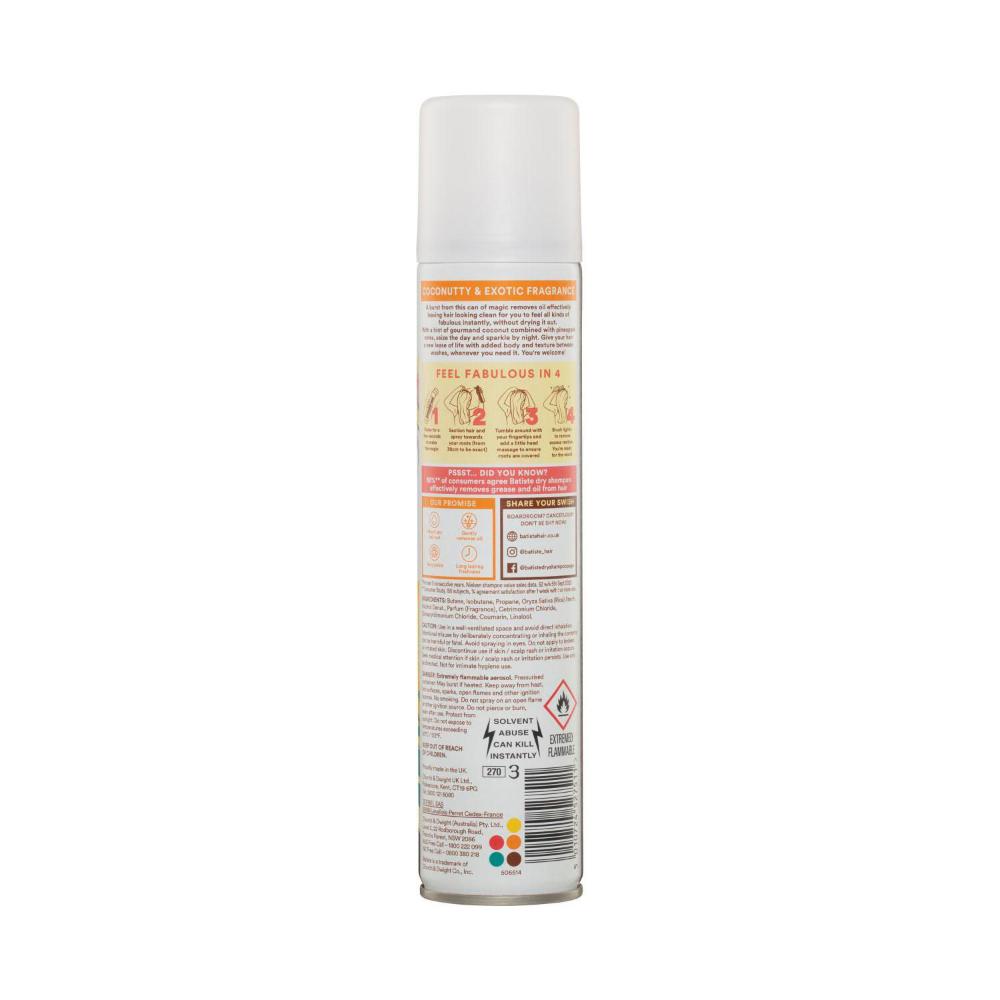 Batiste Coconut & Exotic Tropical Dry Shampoo - 200mL
