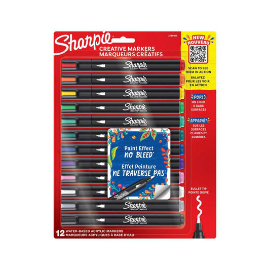 Sharpie Creative Markers Bullet - 12 Pack