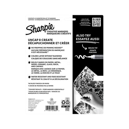 Sharpie Creative Markers Bullet - 12 Pack