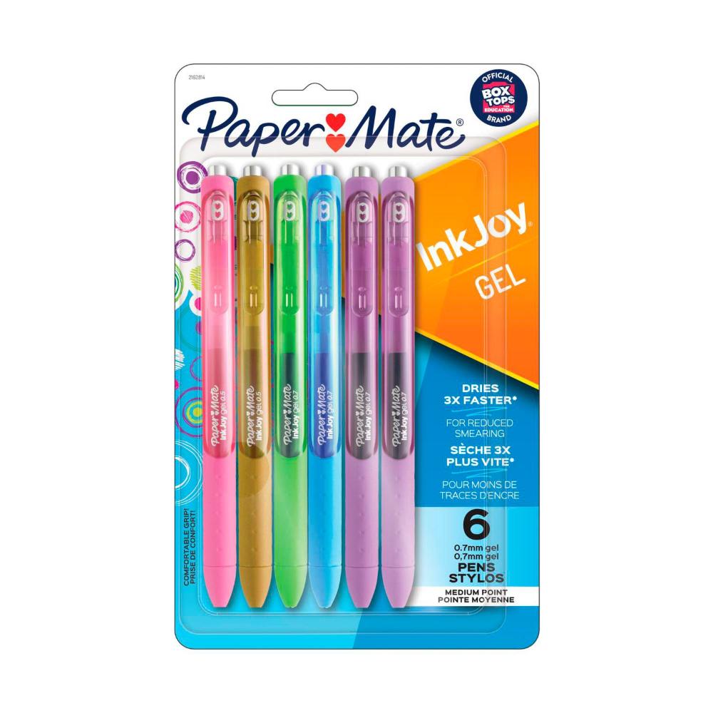 Papermate Inkjoy Gel Pens - 6 Pack