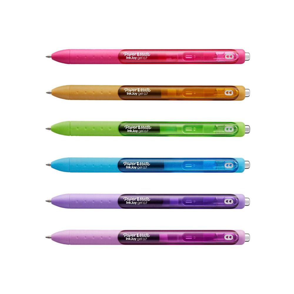 Papermate Inkjoy Gel Pens - 6 Pack
