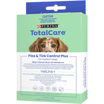 Total Care Flea & Tick Control Plus For Medium Dogs Each