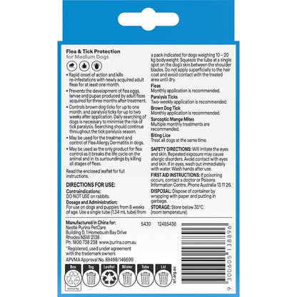Total Care Flea & Tick Control Plus For Medium Dogs Each